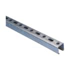 Nvent Erico - CADDY Rail de montage en C, 27x30x1,5mm, 2m long, avec trous oblongs, pré-galvan