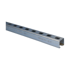 Nvent Erico - CADDY Rail de montage en C, 38x15x2,0mm, 2m long, avec trous oblongs, pré-galvan