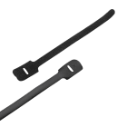 Nvent Erico - Collier serre-câble auto-agrippant, 280 mm, noir, sachet de 50