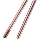 Nvent Erico - ERICO Piquet de terre fileté en acier cuivré, 5/8" dia, 2 m, 254 µm Plating, 2,4