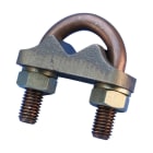 Nvent Erico - ERICO Piquet de terre rond, étrier en U, type E, 5/8" dia, 14,2 mm dia, 12 mm, #