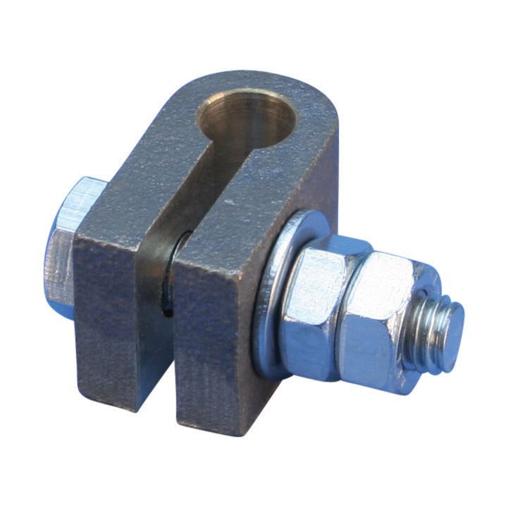 Nvent Erico - ERICO étrier fendu de piquet de terre rond, piquet à ruban, 14,2 mm Max. dia