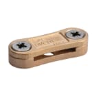Nvent Erico - Attache CC, ruban plat, bronze industriel plombé, S304, ruban 25 x 3 mm, Nu