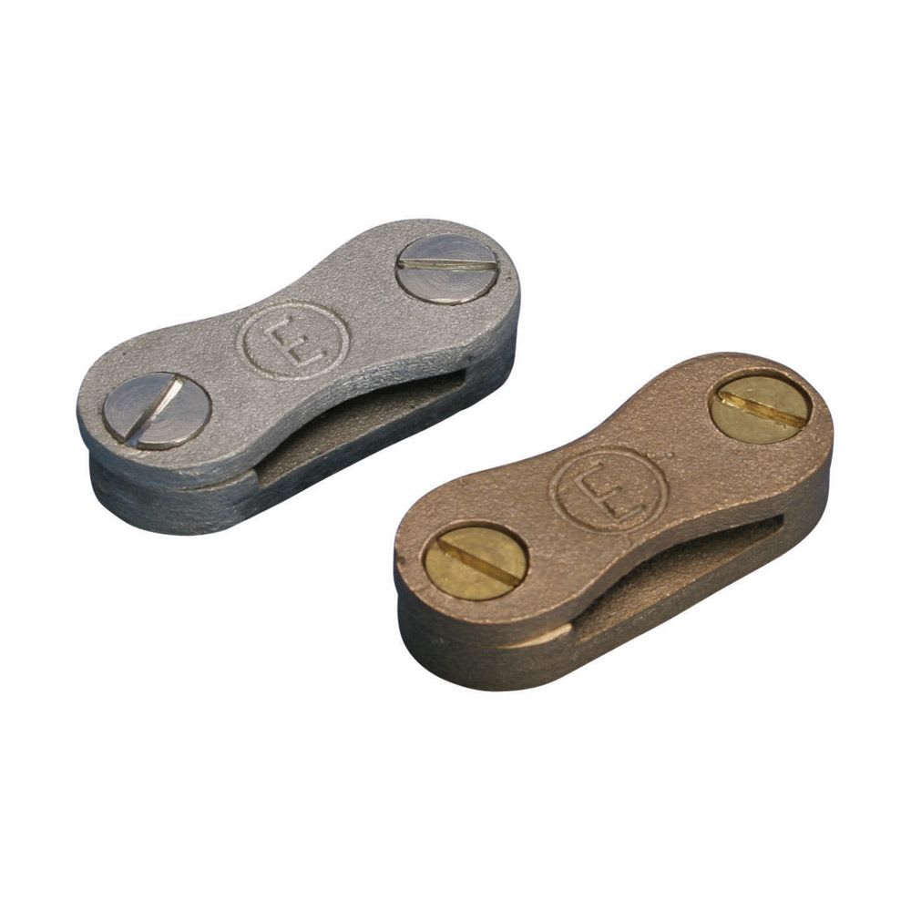 Nvent Erico - ERICO Étrier de ruban, Laiton, 25 x 6 mm Tape, Nu
