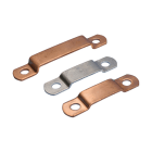 Nvent Erico - ERICO Attache-ruban à deux trous, Aluminum, 25 x 3 mm Tape, Nu, 65 mm