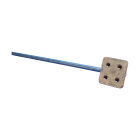 Nvent Erico - ERICO Pt de mise à la terre B164, 4 goujons, Ac Solide Rnd, droit, dia 12 mm, 19