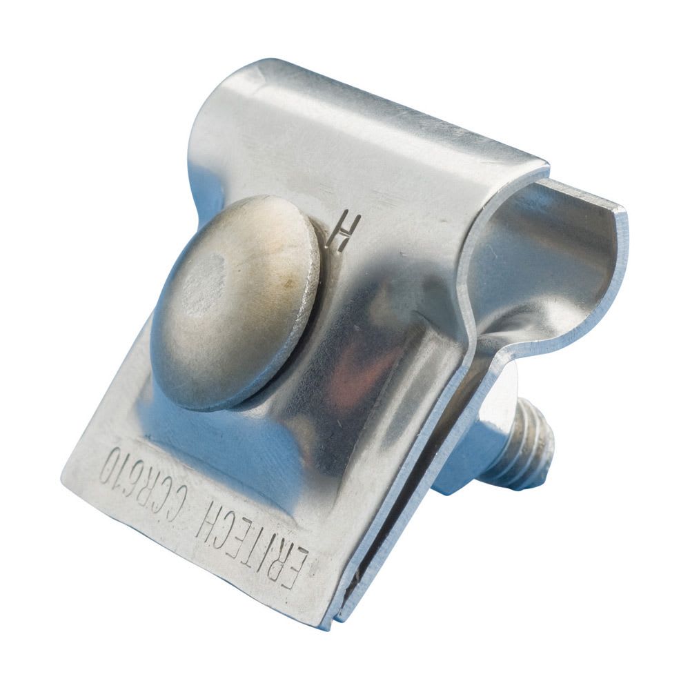 Nvent Erico - ERICO Connecteur rond en croix, Acier Inoxydable 18-8 (EN 1.4305)