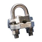 Nvent Erico - ERICO Piquet de terre rond, étrier en U, étamé, un seul conducteur