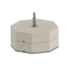 Nvent Erico - ERICO Support de montage de bloc de ciment ISOnV, 90 mm Hauteur 1, 270 mm Hauteu