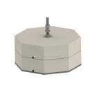 Nvent Erico - Support de montage de bloc de ciment ISOnV, 345 mm Hauteur 1, 430 mm Hauteur 2