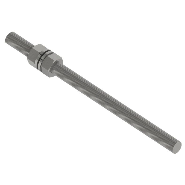 Nvent Erico - ERICO Rallonge de tige filetée, 300 mm, M16 Thread