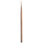 Nvent Erico - Paratonnerre, filetage impérial, Cuivre, Nu, 12,7 mm dia, Tranchant, 609,6 mm