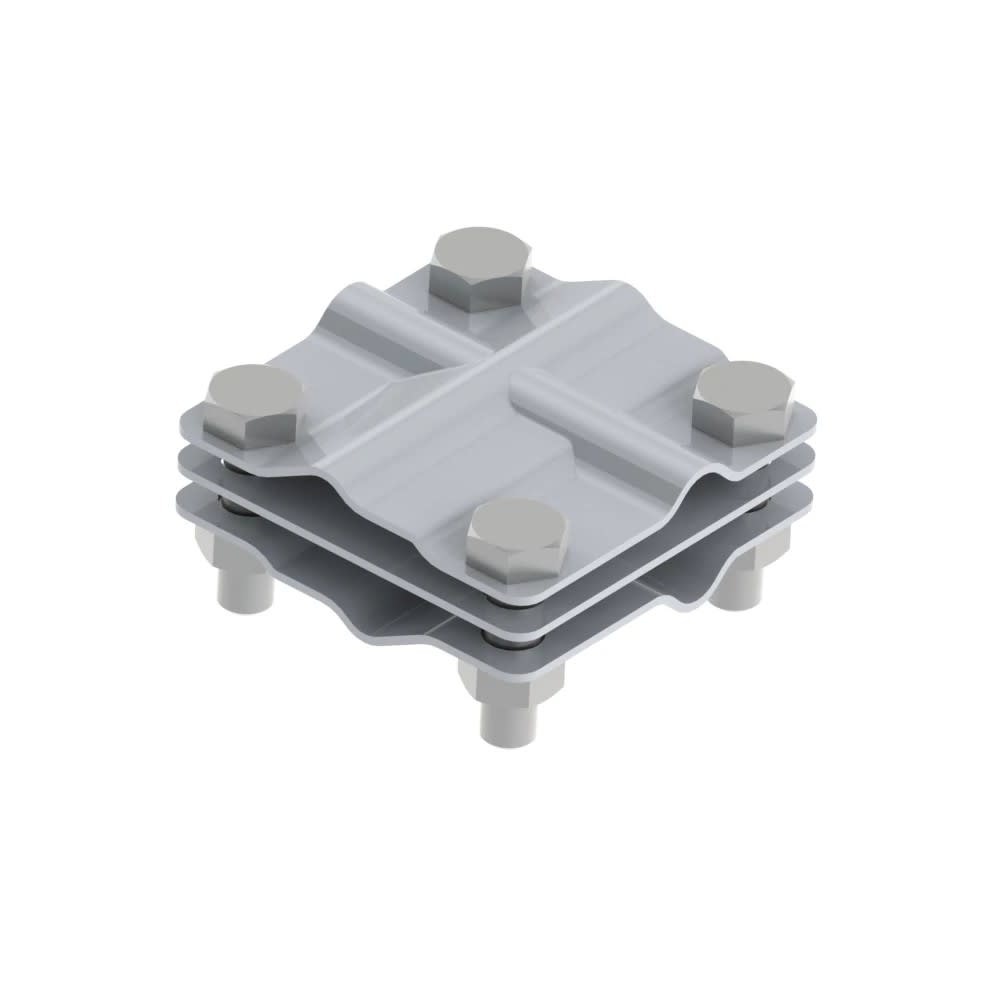 Nvent Erico - ERICO Étrier de terre multi-usage, acier inoxydable, 8 mm Solid-10 mm Solid, Tor