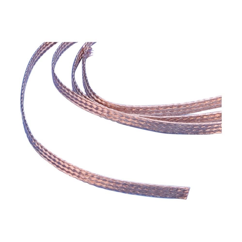 Nvent Erico - ERIFLEX Tresse plate en bobine, cuivre nu, 10 mm²