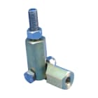 Nvent Erico - Adaptateur femelle-mâle orientable, filetage impérial, Cuivre, 3/8 UNC, 3/8 UNC