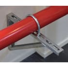 Nvent Erico - Étrier en U avec 4 écrous, tube 329mm, DN300, M16, acier électrogalvanisé