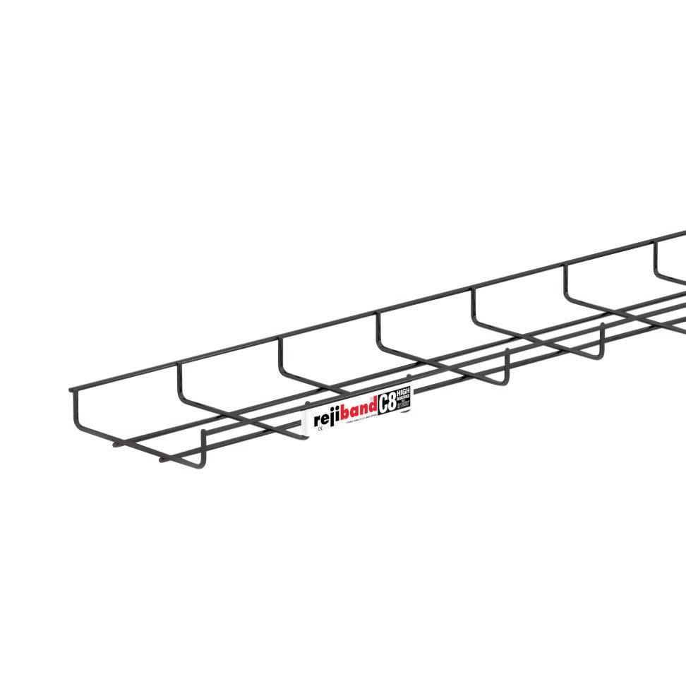 Nvent Erico - CADDY Chemin de câble filaire PEMSA, noir, acier inoxydable, PC, 3000 x 35 mm x