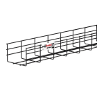 Nvent Erico - CADDY Chemin câble filaire PEMSA, noir, acier inoxydable, EZ, 3000mm x 100 mm x