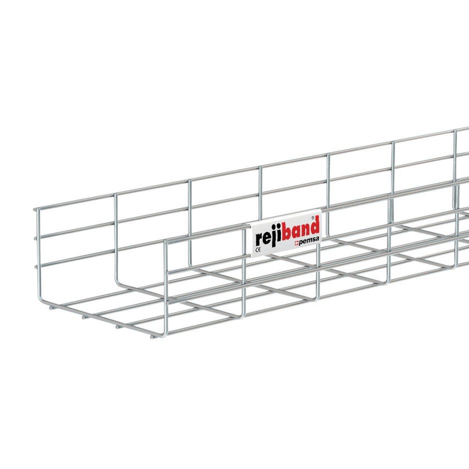 Nvent Erico - CADDY Chemin de câble filaire PEMSA, acier inoxydable, EZ, 3 000 mm x 100 mm x 4