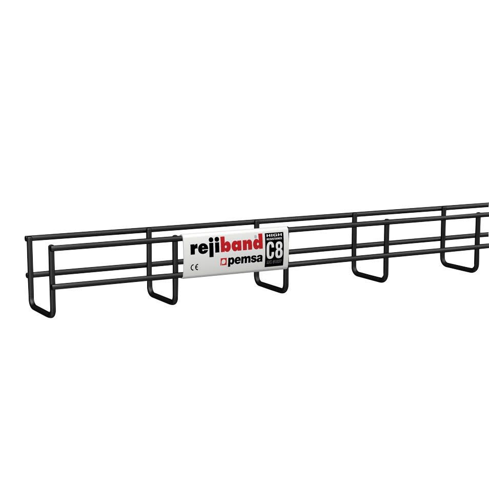 Nvent Erico - CADDY Chemin de câble filaire PEMSA, noir, acier inoxydable, PC, 3 000 x 60 mm x