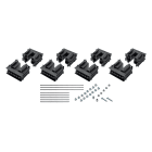 Nvent Erico - Support FleXbus sur chant 3P+N pr conducteurs 220,360,545,640mm²,anticorrosion