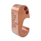 Nvent Erico - Mise terre cuiv +sert cat 6, cond princ/fonc 120 - 50 mm², appui 16 - 16 mm²