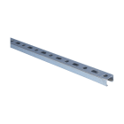 Nvent Erico - CADDY Rail en C type E0L, perforé, 27 mm x 18 mm x 1,25 mm