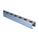 Nvent Erico - CADDY Rail de montage type A avec trous oblongs, acier GC, 6 m long, 41x41x2,5mm