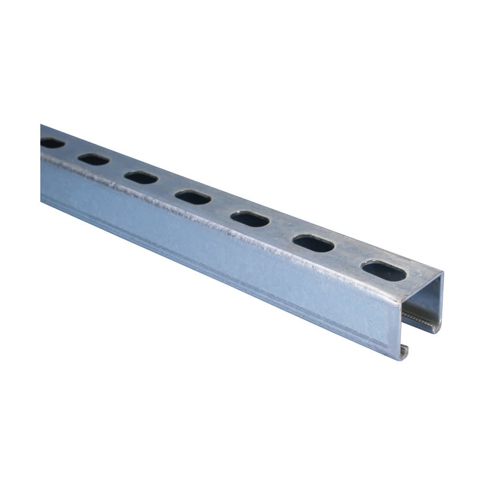 Nvent Erico - CADDY Rail de montage type A avec trous oblongs, acier inox, 6 m long, 41x41x2,5