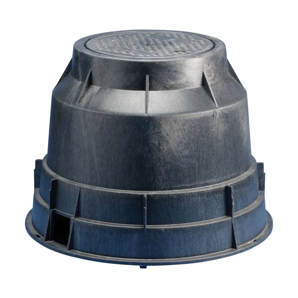 Nvent Erico - ERICO Boîtier d?inspection avec découpe de conduit, HDPE, OD 619 mm, 464 mm