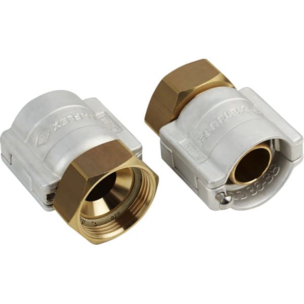 Stiebel Eltron - Deux raccords à vis 1"1/4 pour tuyaux flexibles DN 32 RAC 32