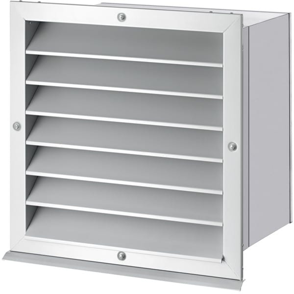 Stiebel Eltron - Passage de mur avec grille de protection extérieure gris laqué AWG 315 GL