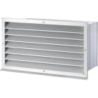 Stiebel Eltron - Passage de mur avec grille de protection extérieure gris laqué AWG 560 H-GL
