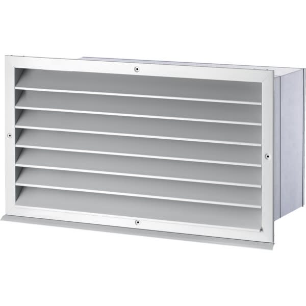 Stiebel Eltron - Passage de mur avec grille de protection extérieure gris laqué AWG 560 H-GL