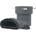 Stiebel Eltron - Coude transformation LVS DN75/LVE 52x130 vers le bas LVE ÜB-O