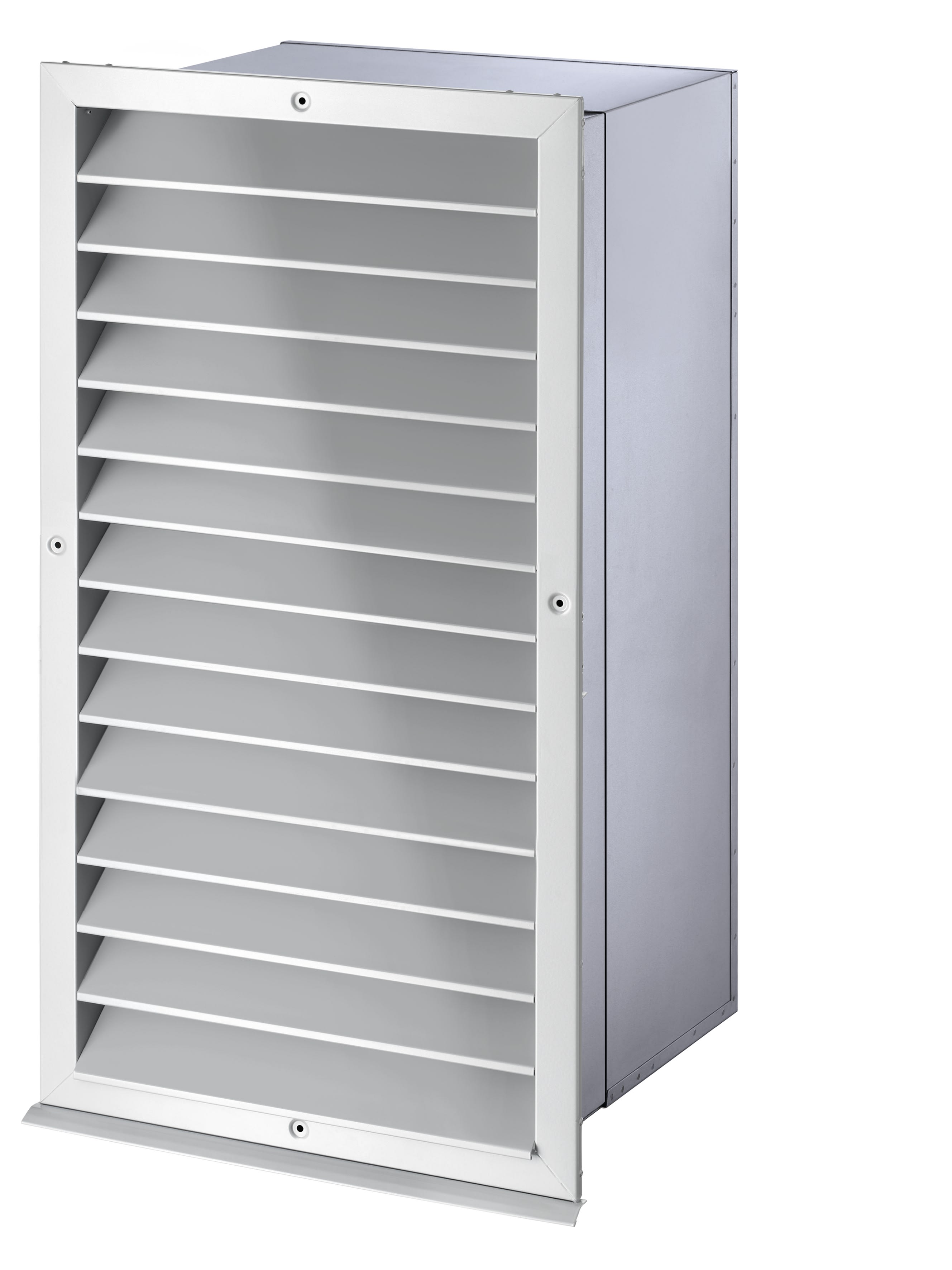 Stiebel Eltron - Passage de mur avec grille de protection extérieure gris laqué AWG 560 V-GL