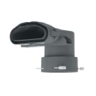 Stiebel Eltron - 4 x pièces de transfo gaine plate LVE -> gaine LVS Ø 75mm Coude 90° vers le bas