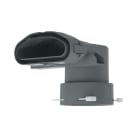 Stiebel Eltron - 4 x pièces de transfo gaine plate LVE -> gaine LVS Ø 75mm Coude 90° vers le bas