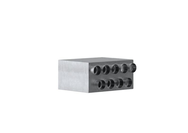 Stiebel Eltron - Caisson de répartition 12 x Gaine LVS Ø 90mm sans aténuation acoustique