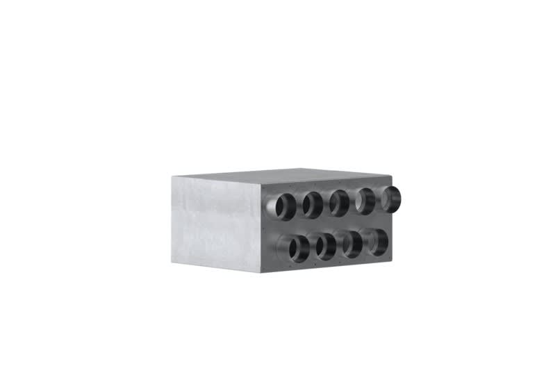 Stiebel Eltron - Caisson de répartition 12 x Gaine LVS Ø 90mm sans aténuation acoustique