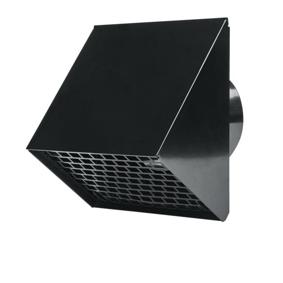 Stiebel Eltron - Prise / rejet d'air mural DN 200 avec hotte pare pluie et grille anti-vilatils
