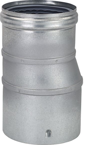 Stiebel Eltron - Pièce de transformation Galva pour tubes LVS Ø 75 vers Ø 90 mm