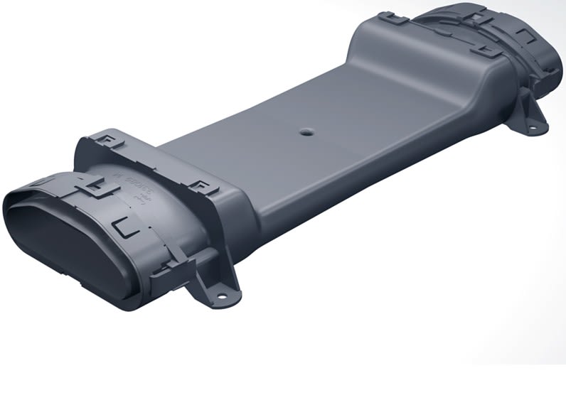 Stiebel Eltron - Pièce de croisement pour gaines plates LVE - Partie inférieure