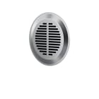Stiebel Eltron - Grille ronde inox brossé pour plenum Ø 125 mm (extract/souffl) - Découpe fentes