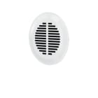 Stiebel Eltron - Grille ronde laquée blanc pour plenum Ø 125 mm (extract/souffl) - Découpe fentes