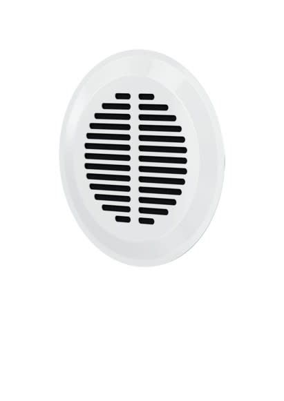 Stiebel Eltron - Grille ronde laquée blanc pour plenum Ø 125 mm (extract/souffl) - Découpe fentes