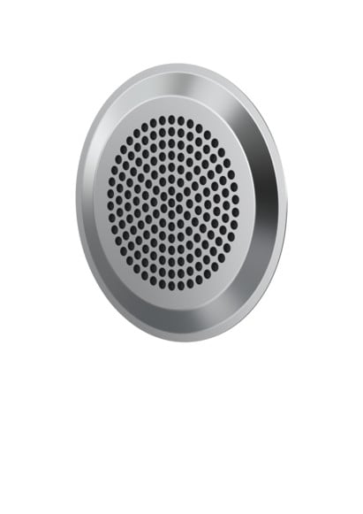 Stiebel Eltron - Grille ronde inox brossé pour plenum Ø 125 mm (extract/souffl) - Découpe trous