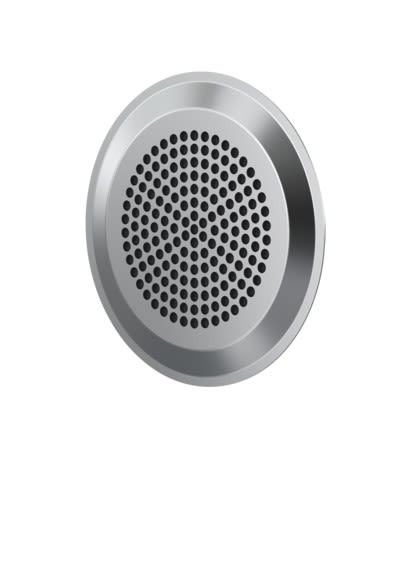 Stiebel Eltron - Grille ronde inox brossé pour plenum Ø 125 mm (extract/souffl) - Découpe trous