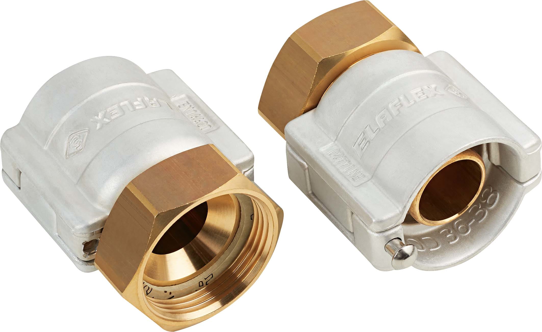 Stiebel Eltron - Deux raccords à vis 1"1/4 pour tuyaux flexibles DN 25 RAC 25