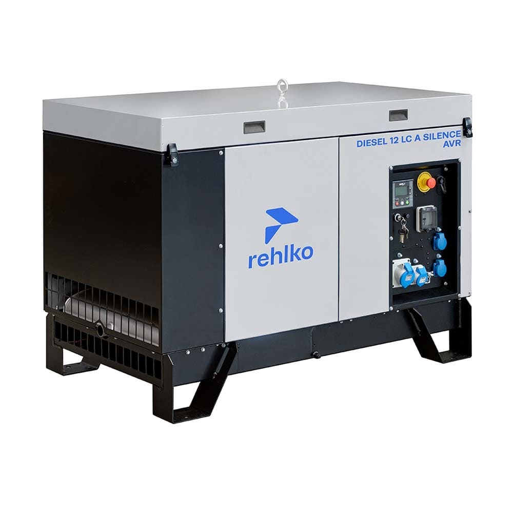 Rehlko - GROUPE ELECTROGENE Rehlko DIESEL 12 LC A SILENCE AVR C5 RCD AVEC DIFFERENTIEL